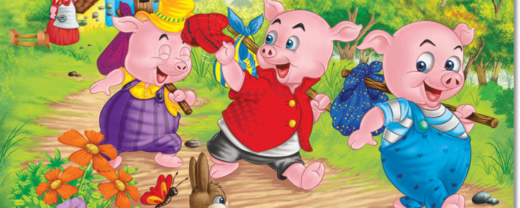 I Tre Porcellini: The Three Little Pigs in Italian + audio